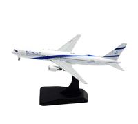 AQMUZE 1 400 Scale For El Al Aircraft B767-300ER 4X-EAN Model With Landing Gear Die-cast Metal Aircraft Model Miniatures Set