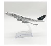 AQMUZE 1 400 Star Alliance B747 Aircraft Model Metal Simulation Airliner Model Miniatures Set