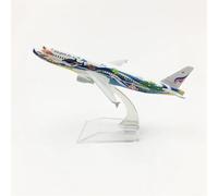 AQMUZE 1 400 Thailand Bangkok Fish A320 Aircraft Model Metal Airliner Alloy Static Airplane Model Miniatures Set