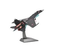 AQMUZE 1/48 Scale For Soviet Navy Army Su-35 Stealth Fighter Die-cast Metal Model Aircraft Single Plane Aircraft Miniatures Set(STLY A)