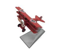 AQMUZE 1 72 Scale FOR Fokker DR 1 Red Baron Biplane Propeller Fighter Diecast Metal Airplane Plane Aircraft Model Miniatures Set