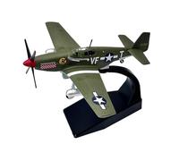 AQMUZE 1 72 Scale P51 P-51 FOR Mustang Fighter Airplane Aircraft Metal Military Plane Single Plan Toy Model Miniatures Set