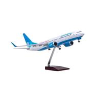 AQMUZE 1 85 Scale For Russian Victory Airlines Boeing 737 Aircraft Aviation Die-cast Resin Collection Display Model Miniatures Set(No light)