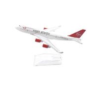 AQMUZE 16 Cm For British Airways Plum Boeing B777 Aircraft Model Diecast Metal 1 400 Scale Model Aircraft Display Collection Miniatures Set(Virgin B747)