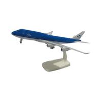 AQMUZE 20cm for Boeing 747 Airplane Model Plane Model Aircraft Model Diecast Metal 1/300 Scale Planes Miniatures Set(KLM B747)
