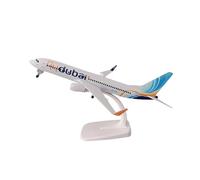 AQMUZE 20cm For Dubai Airline B737 Die Cast Airplane Model Boeing 737 Airplane Model With Wheels Hobby Display Model Airplanes Miniatures Toy's Set
