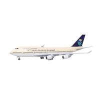 AQMUZE 47 Cm For Saudi Arabian Airlines Boeing B747 Aircraft Model Resin Diecast 1 150 Scale Aircraft With Lights And Lights Miniatures Set(No light)