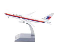 AQMUZE Alloy Collectible Plane 1 200 For United Airlines Boeing B767-200 Diecast Aircraft Jet Model N611UA Miniatures Set