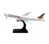 AQMUZE Alloy Collectible Plane 1 400 For Ethiopian Cargo Interactive Boeing B777F Diecast Aircraft Jet Model ET-AWE Miniatures Set