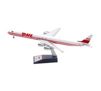 AQMUZE Alloy Collectible Plane Gift 1 200 For DHL McDonnell Gouglas DC-8-73(F) Diecast Aircraft Jet Model N801DH Miniatures Set