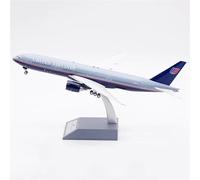 AQMUZE Die Cast 1 200 B777-200 Aircraft Simulation Alloy Finished Souvenir Hobby Collection Toy Miniatures Toy's Set