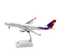 AQMUZE Die Cast Aircraft Model 1 200 Scale For A330-200 9N-ALY Nepal Airlines Aircraft With Landing Gear Wheels Miniatures Set