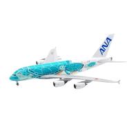 AQMUZE Die Cast Metal 1 200 Scale For EW2388006 A380 JA382A Kai ANA Green Turtle Aviation Replica Alloy Model Toy Miniatures Set