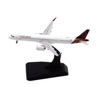 AQMUZE Die Cast Metal ForA321 NEO VT-TVB VSTARA Air 1 400 Scale Alloy Aircraft Model With Landing Gear Display Miniatures Set