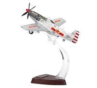 AQMUZE Diecast 1 72 Scale For China P-51 Mustang Fighter FOV Static Alloy Model 1949 Classic Aircraft Model Miniatures Set