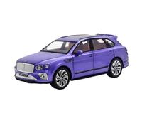 AQMUZE For Bentley Bentayga Luxury Car 1:24 Alloy Die Casting Model Simulated Sound And Light Home Decoration Gifts(Purple)