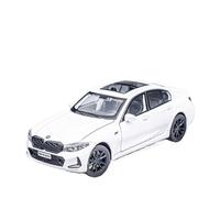 AQMUZE For BMW 320i THE 3 G20 1:32 Miniature Alloy Model Die-cast Sound Light Car Collection Decoration(White)