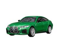 AQMUZE For BMW I4 M50 1:34 Alloy Car Model Simulation Sound & Light Collection Gift(Green)
