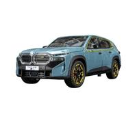 AQMUZE For BMW XM SUV 1:24 Alloy Sports Car Die-Cast Metal Simulation Model Sound & Light Collection Gift(Blue)