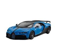 AQMUZE For Bugatti 1:18 Supercar Alloy Model Die Casting Metal Casting Sound And Light Car Collection Decoration(Black)