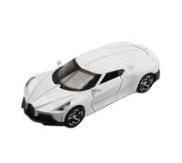 AQMUZE For Bugatti Lavoiturenoire 1:32 Alloy New Energy Vehicle Model Simulated Metal Gift(White)
