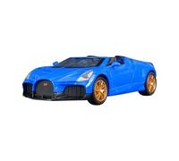 AQMUZE For Bugatti Mistral 1:32 Alloy Sports Car Model Die Casting Racing Simulation Sound Light Gift(Blue)