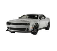 AQMUZE For Dodge Challenger Hellcat 1:32 Metal Car Sound & Light Model Home Fashion Decoration Birthday Gift(Grey)