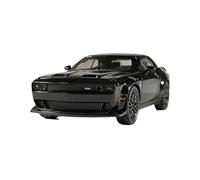 AQMUZE For Dodge Challenger Hellcat 1:32 Metal Car Sound & Light Model Home Fashion Decoration Birthday Gift(Black)
