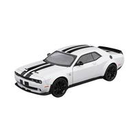 AQMUZE For Dodge Challenger SRT Hellcat 1:24 Alloy Car Model Simulates Metal Gift Sound And Light(White)