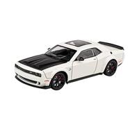 AQMUZE For Dodge Challenger SRT Hellcat Redeye 1:24 Die Cast Model Hobby Collection Home Decor Fashion Gifts(White)