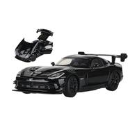 AQMUZE For Dodge Viper 1:32 Alloy Car Model Simulates Metal Gift Sound And Light(Black)