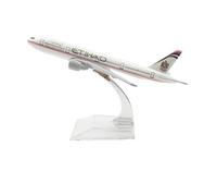 AQMUZE For Etihad Airways Boeing 777 Aircraft Model Die-cast Metal 1 400 Aircraft Model Children's Toy Display Collection Miniatures Set