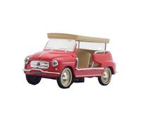 AQMUZE For Fiat 600 JOLLY Capri 1966 1:43 Dirt Bike Die Casting Alloy Model Simulation Static Collection Memorial