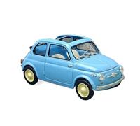 AQMUZE For Fiat Nuova 500 Classic Car 1/18 Static Alloy Die Casting Model Simulation Decoration