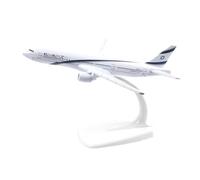 AQMUZE For Israeli Boeing B777 Aircraft Model Die-cast Metal 1 400 Model Aircraft Static Display Model Toy Gift 16cm Miniatures Set