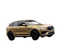 AQMUZE For Jaguar F-PACE 1:24 SUV Alloy Car Model Miniature Die Cast Vehicle Collection Decoration(Gold)