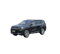 AQMUZE For Jeep Grand Commander SUV 1:18 Alloy Car Model Die Cast Metal Dirt Bike Car Simulation Gift Decoration(Black)