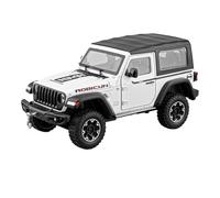 AQMUZE For Jeep Wrangler Off-Road Vehicle 1:24 Alloy Die Casting Model Simulated Sound And Light Home Decoration Gifts(White)