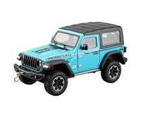 AQMUZE For Jeep Wrangler Off-Road Vehicle 1:24 Alloy Die Casting Model Simulated Sound And Light Home Decoration Gifts(Blue)