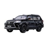 AQMUZE For Lexus LX570 SUV 1:18 Metal Car Sound & Light Model Home Fashion Decoration Birthday Gift(Black)