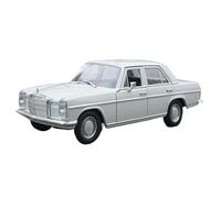 AQMUZE For Mercedes-Benz 220 1:24 Die-cast Alloy Car Model Static Simulation Collection Hobby Souvenir Display(White)
