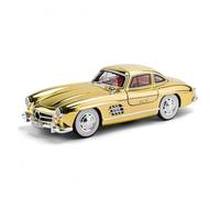 AQMUZE For Mercedes Benz 300SL 1:24 Alloy Car Model Die-Cast Sound & Light Interior Home Decorations