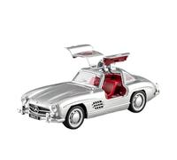 AQMUZE For Mercedes-Benz 300SL 1:32 Alloy Model Die-cast Metal Sound And Light Car Collection Decoration(Silver)