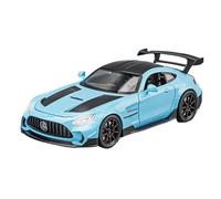 AQMUZE For Mercedes Benz GT GTR 1:24 Alloy Car Model Simulates Metal Gift Sound And Light(Blue)