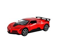 AQMUZE For Modelo De Coche De Aleación Fundida A Presión Bugatti 1:32 Réplica Del 110 Aniversario Pieza De Coleccionista(Red)