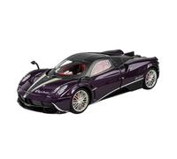 AQMUZE For Pagani Huayra Dinastia 1:24 Alloy New Energy Vehicle Model Simulated Metal Gift(Purple)