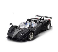 AQMUZE For Pagani Zonda HP Barchetta 1:24 Alloy Car Model Simulates Metal Gift Sound And Light(Black)