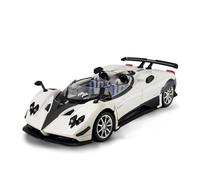AQMUZE For Pagani Zonda HP Barchetta 1:24 Alloy Car Model Simulates Metal Gift Sound And Light(White)