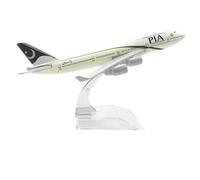 AQMUZE For Pakistan PIA Airlines Boeing 747 Aircraft Model 16cm Metal Alloy Die Cast 1 400 Aircraft Static Model Toy MX45 Miniatures Set