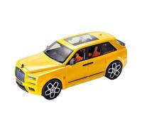 AQMUZE For Rolls-Royce 1:20 Alloy Car Model Die-cast Metal Car Sound And Light Indoor Home Decorations(Yellow)